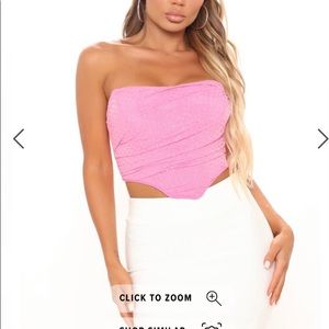 NWT Fashion Nova Corset Top